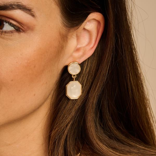 Boucles - Kolli D'Oreilles Ecru