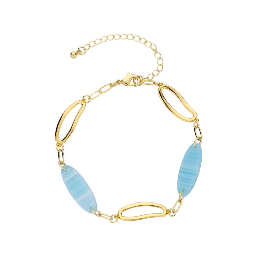 Bracelet - Macao Armband Blauw