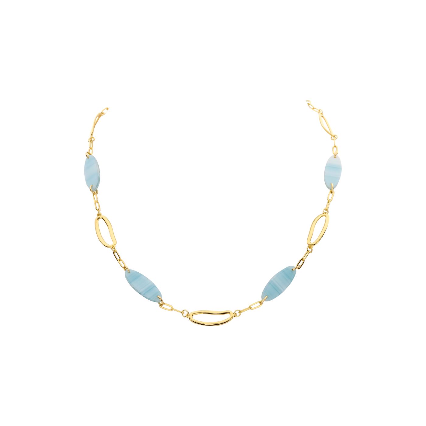 Collier - Macao Halsketting Blauw