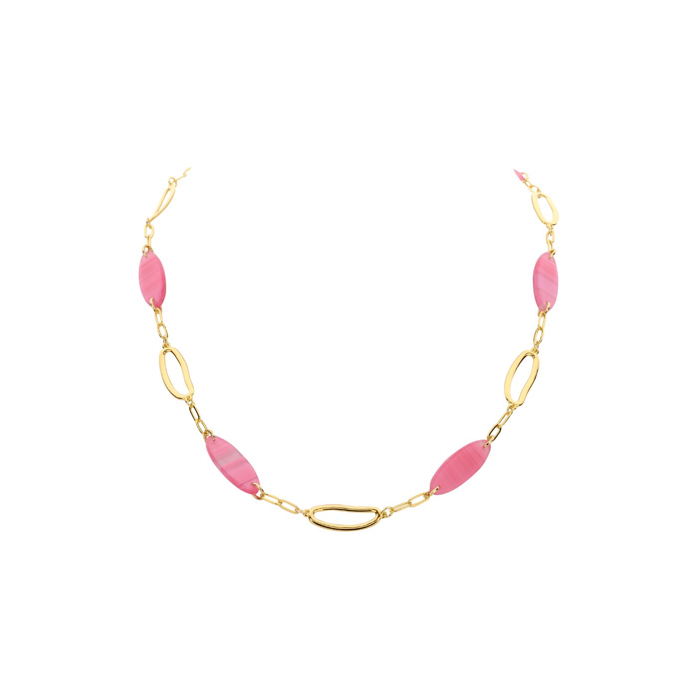Collier - Macao Halsketting Fuchsia