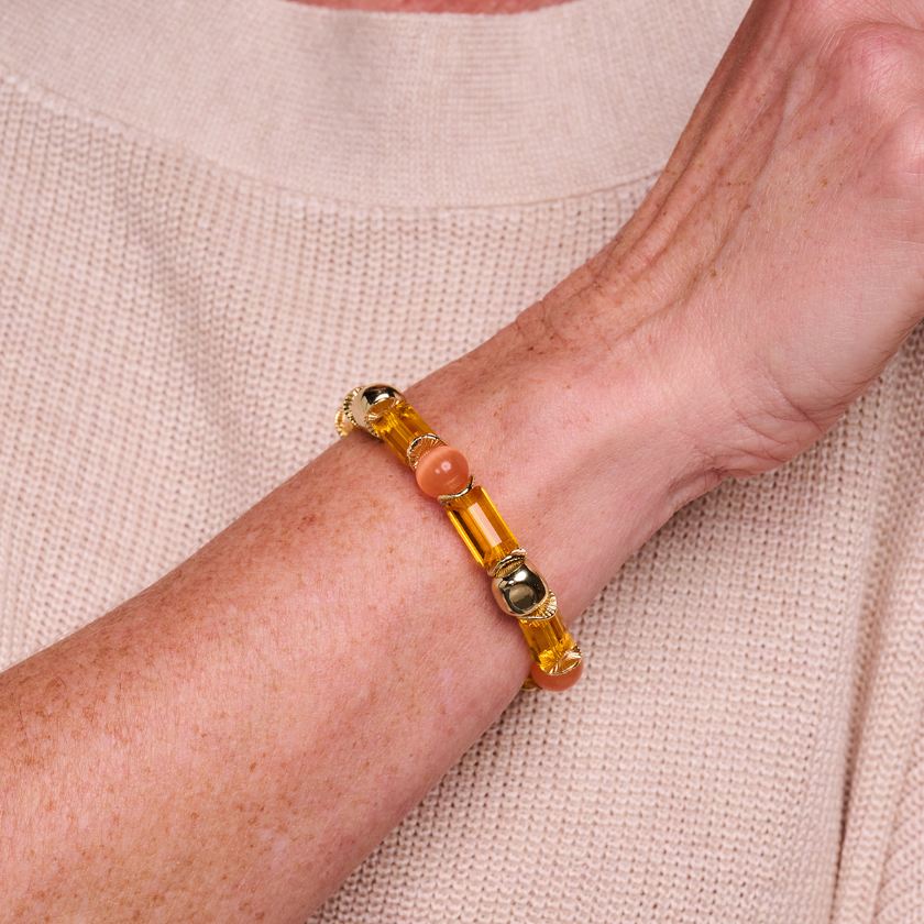 Bracelet - Dadu Armband Oranje
