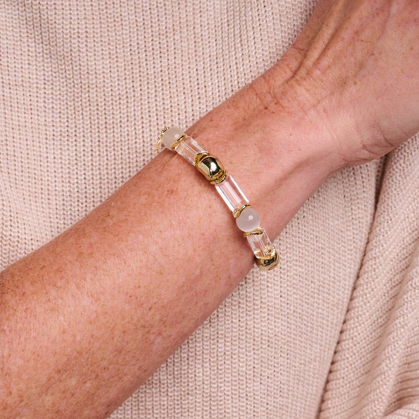 Bracelet - Dadu Armband Wit