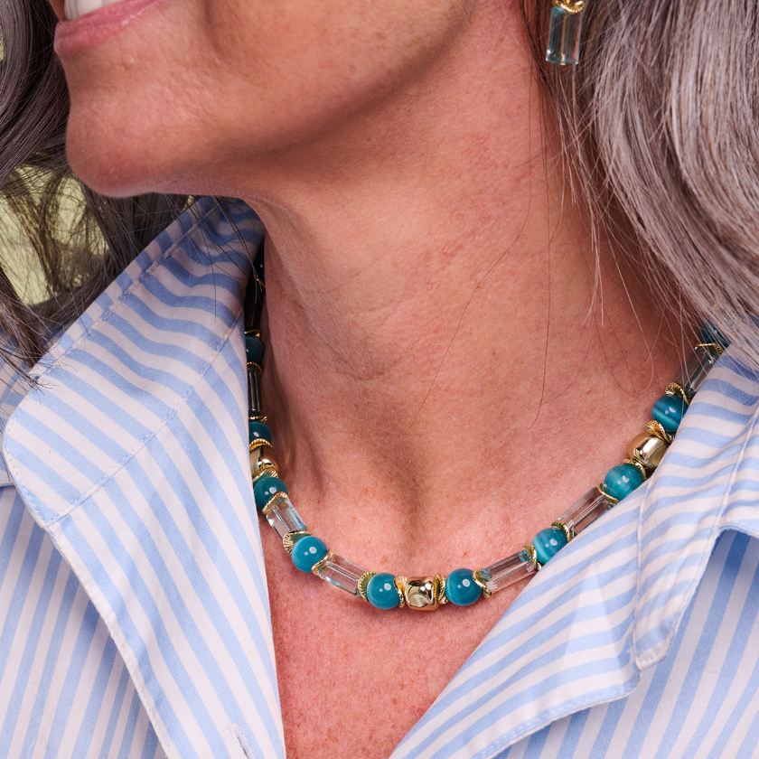 Collier - Dadu Halsketting Blauw
