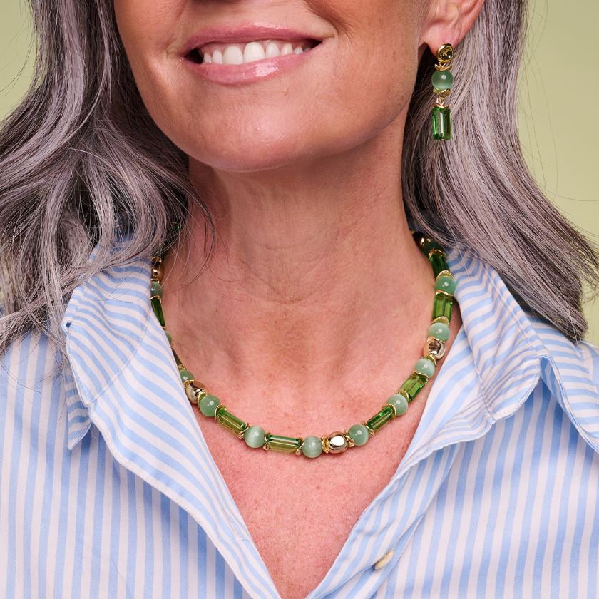 Collier - Dadu Halsketting Groen