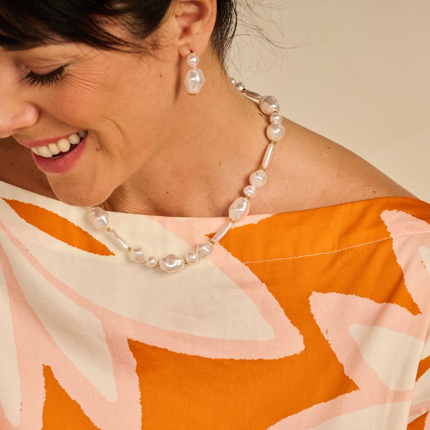 Collier - Denver Halsketting Parelmoer