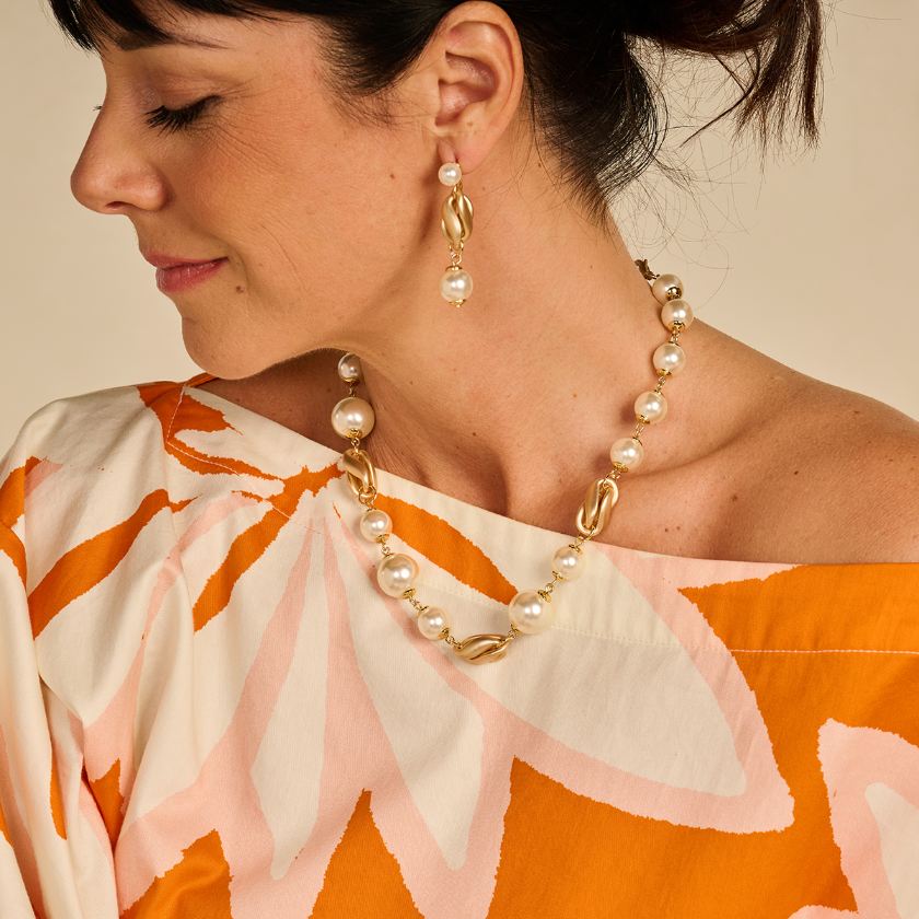 Boucles D'Oreilles - Dubai Oorbellen Parelmoer