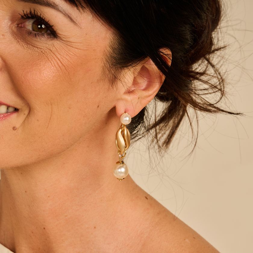 Boucles D'Oreilles - Dubai Oorbellen Parelmoer