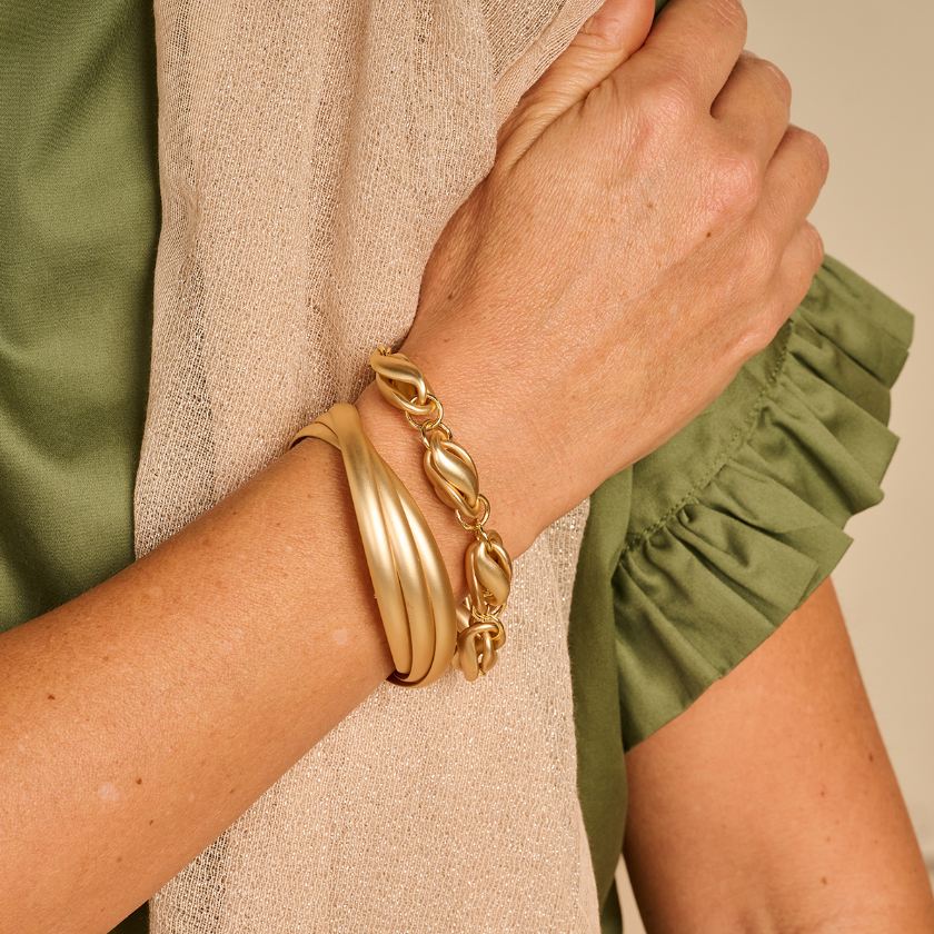 Bracelet - Dublin Armband Goudkleurig Mat