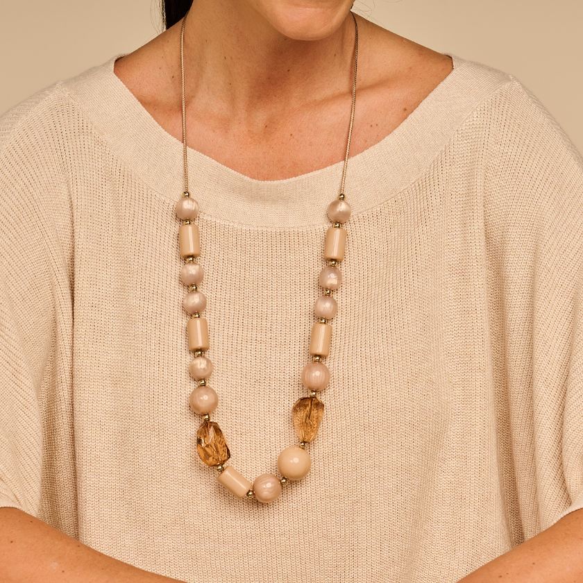 Collier - Kasper Halsketting Beige