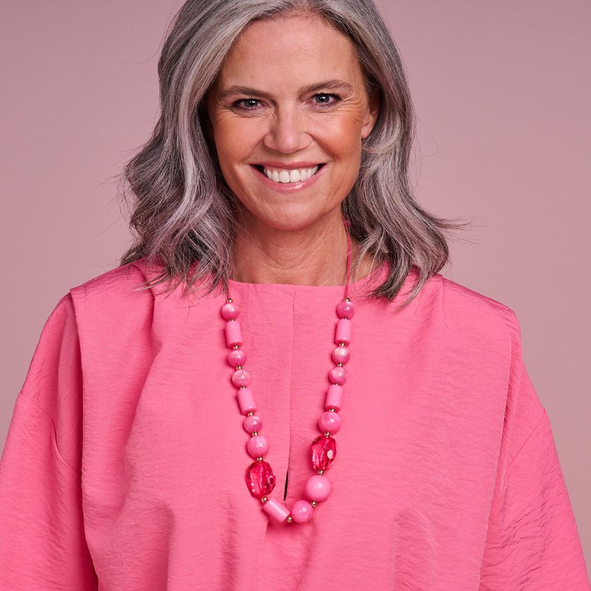 Collier - Kasper Halsketting Fuchsia
