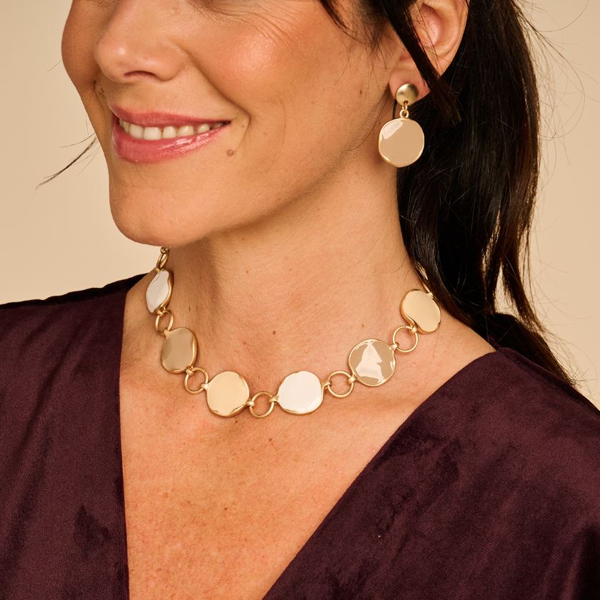 Boucles D'Oreilles - Kent Oorbellen Taupe