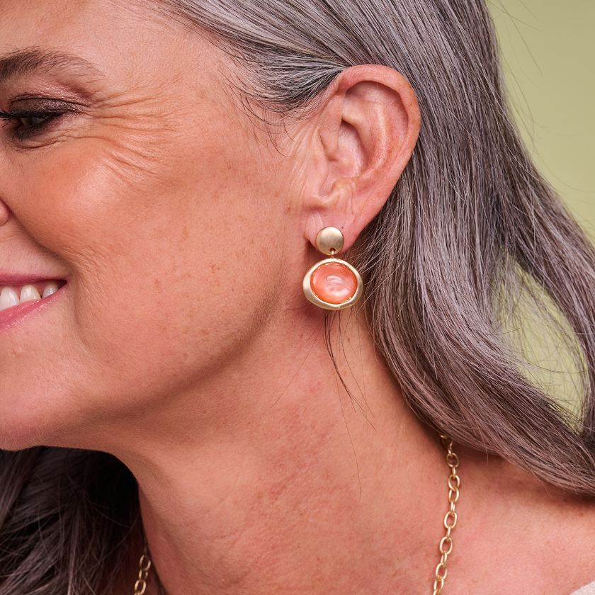 Boucles D'Oreilles - Kobe Oorbellen Oranje