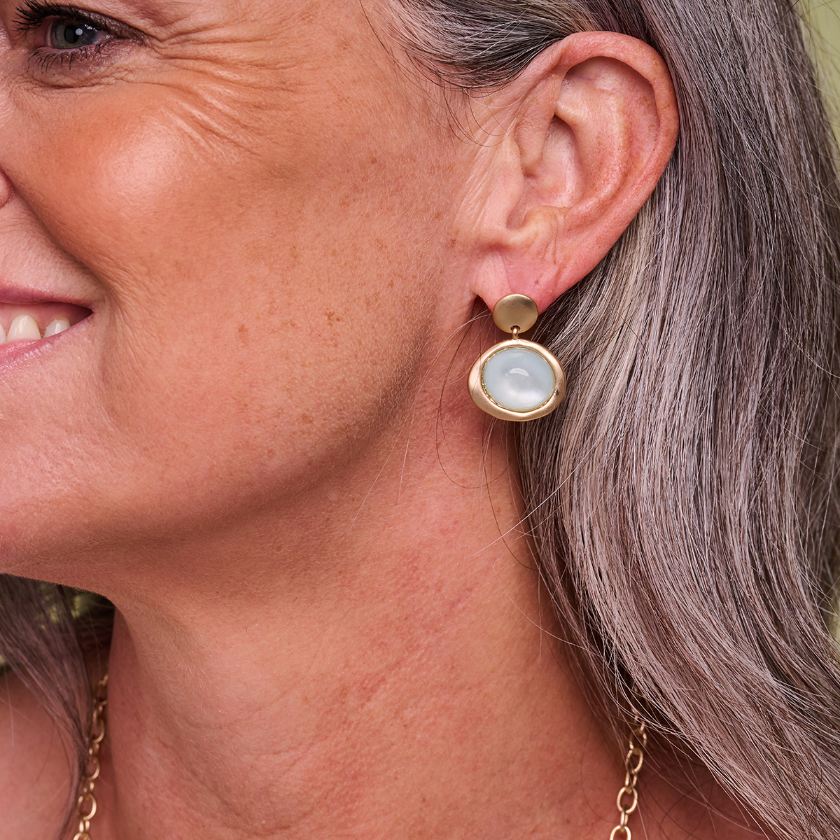 Boucles D'Oreilles - Kobe Oorbellen Watergroen