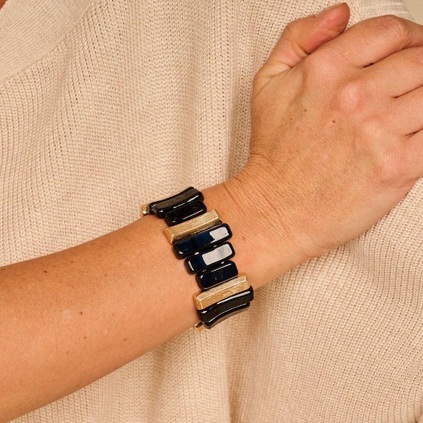 Bracelet - Konnor Armband Donkerblauw