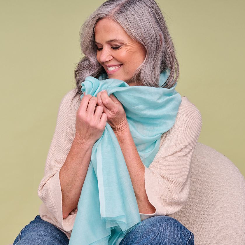 Écharpe - Lcscarves250 Sjaal Lichtblauw