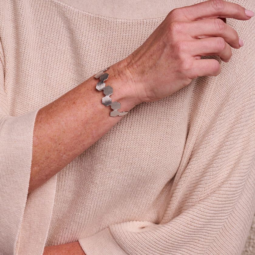 Bracelet - Mab12 Armband Zilverkleurig