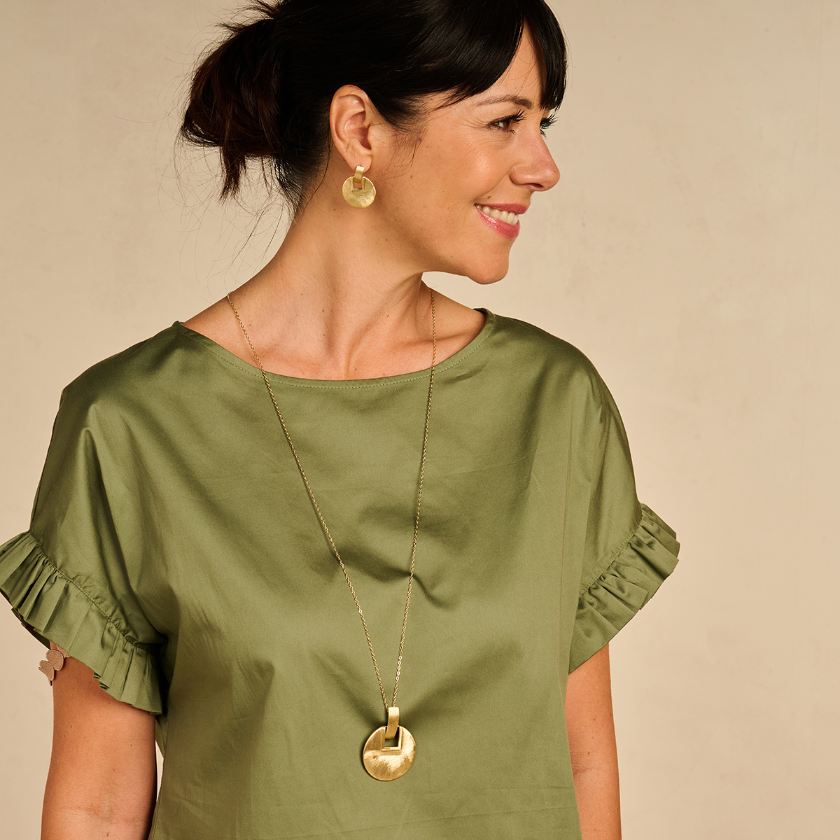 Boucles D'Oreilles - Mees Oorbellen Goudkleurig