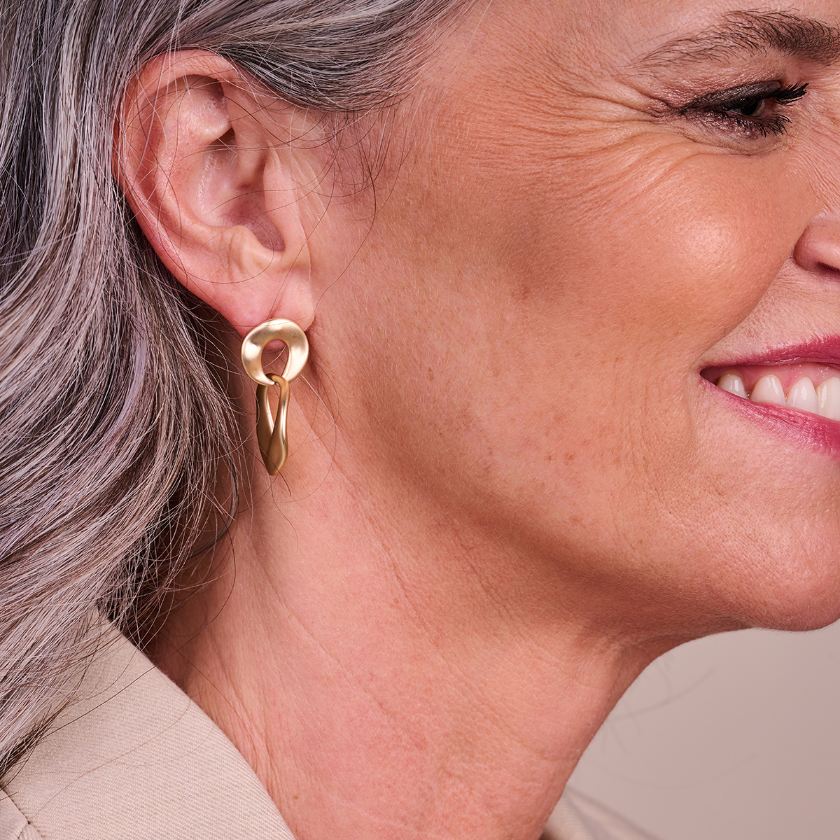 Boucles D'Oreilles - Orb2 Oorbellen Zilverkleurig Mat