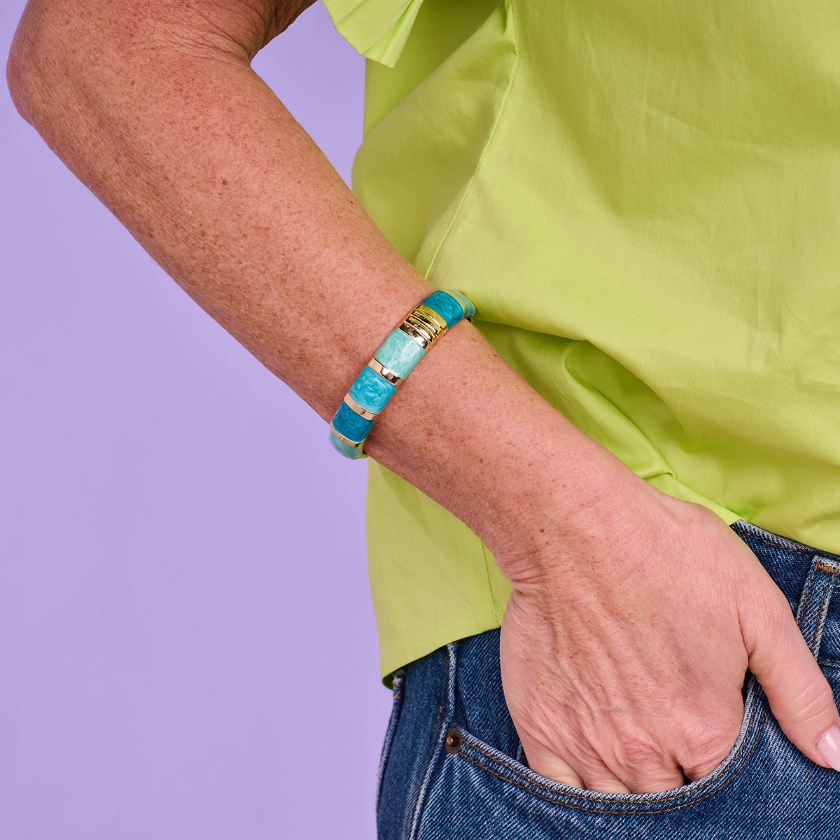 Bracelet - Owain Armband Multi Fuchsia