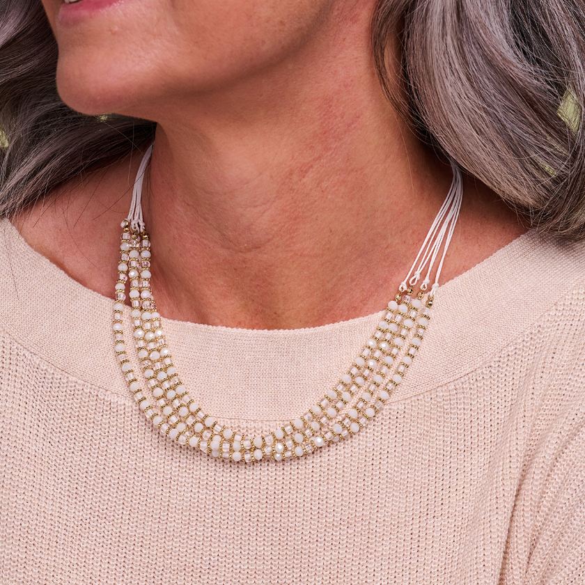 Collier - Pan90 Halsketting Wit