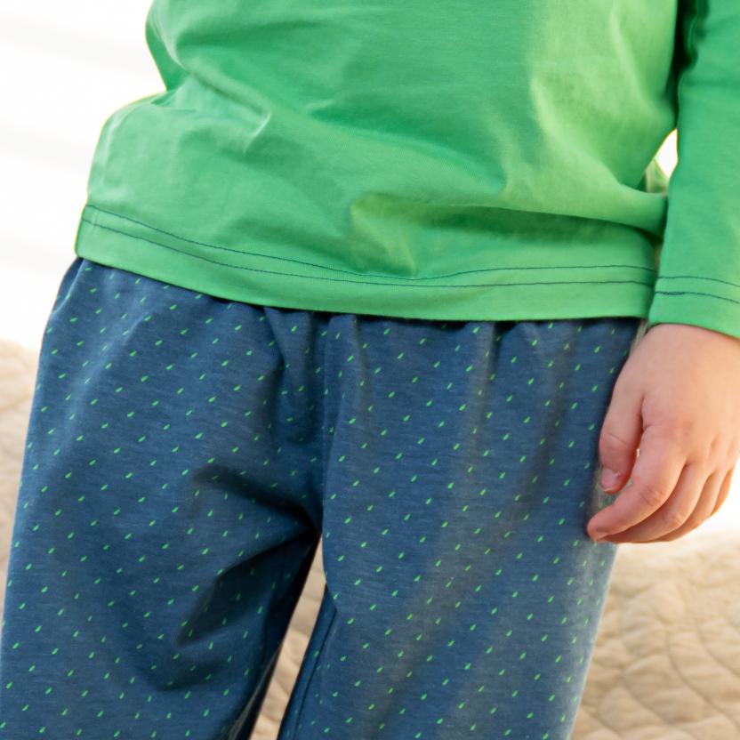 Kid - Long Pyjama - Vert 