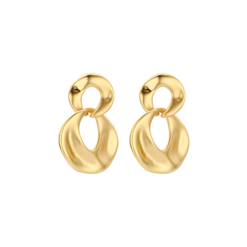 Boucles D'Oreilles - Orb2 Oorbellen Zilverkleurig Mat