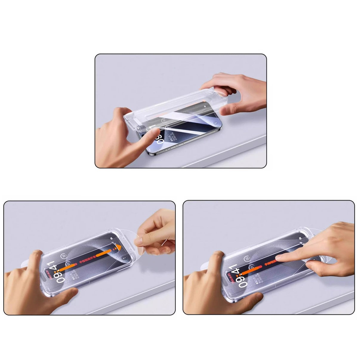 Film De Protection En Verre Trempé Platyne Pour Iphone 15Pro - Anti-Poussière, Sans Bulles Et Haute Résistance - Transparent