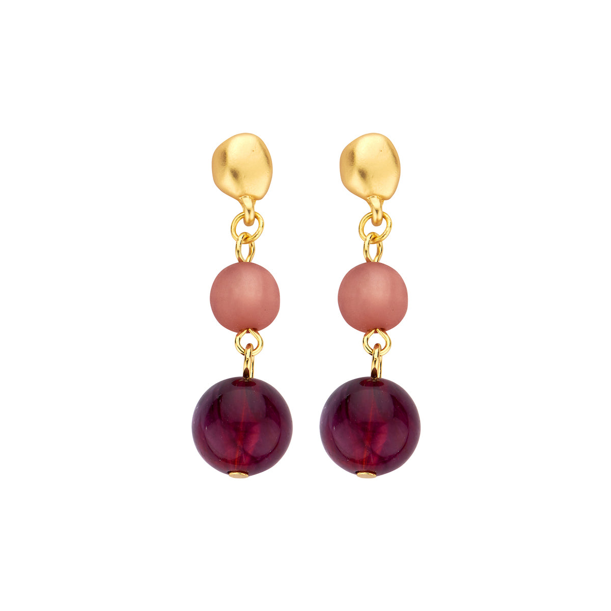 Boucles - Pan87 D'Oreilles Aubergine