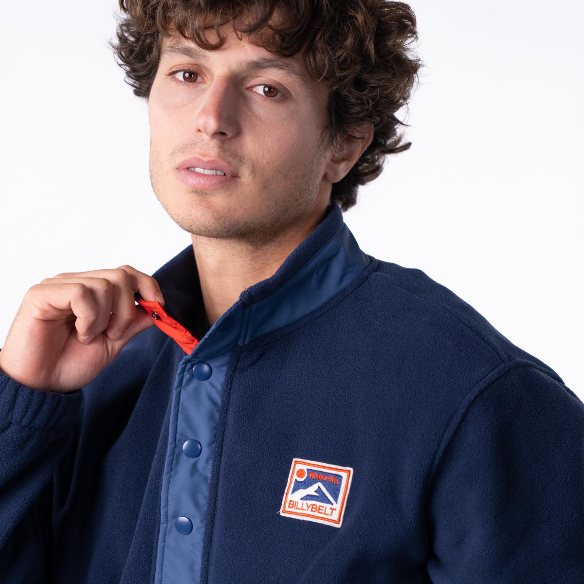 Sweat en polaire - Marine - Bleu