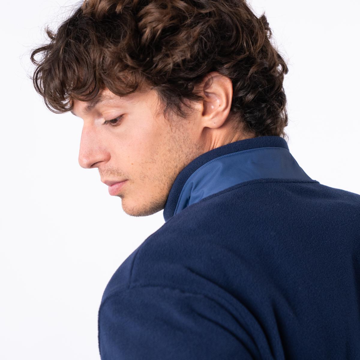 Sweat en polaire - Marine - Bleu