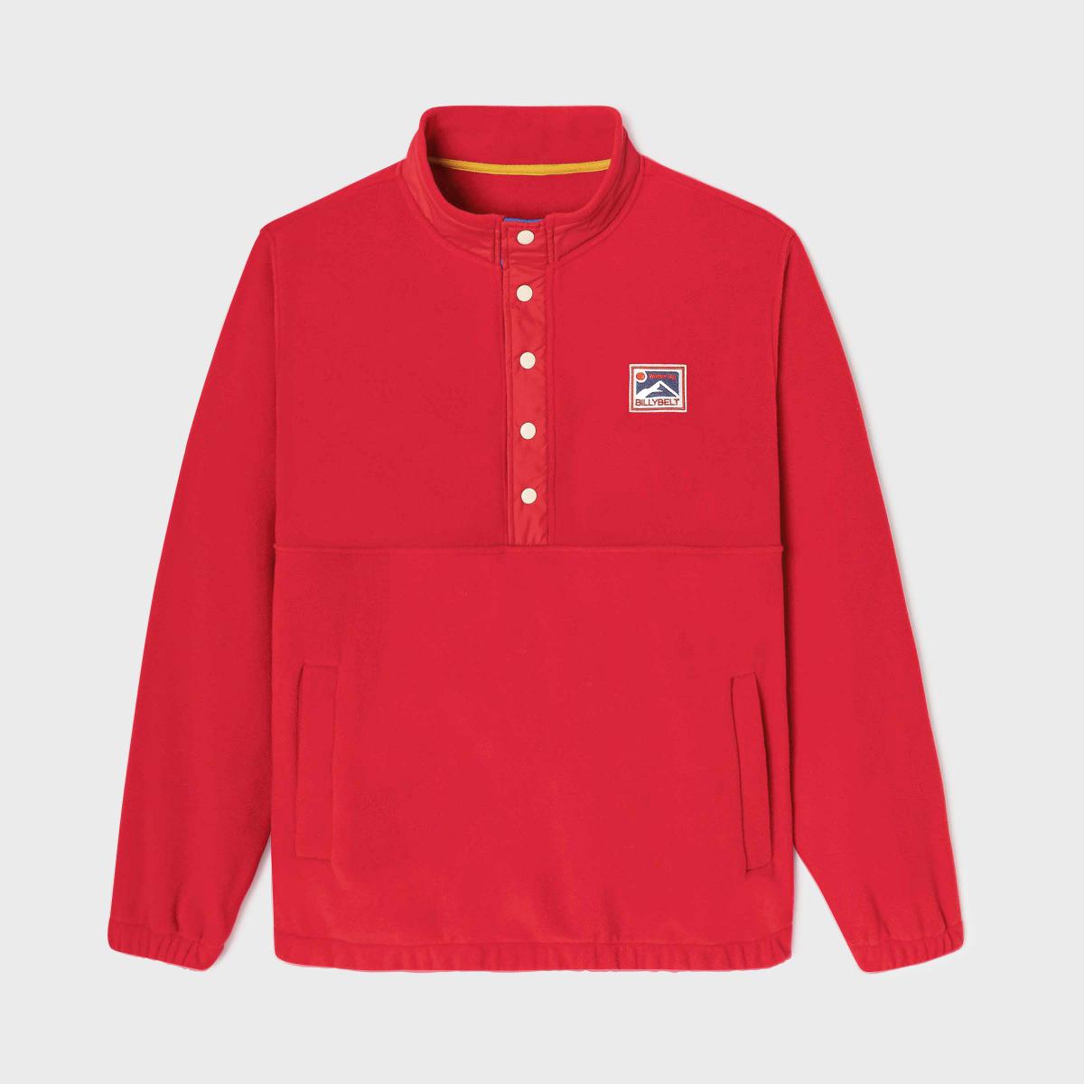 Sweat en polaire - Rouge