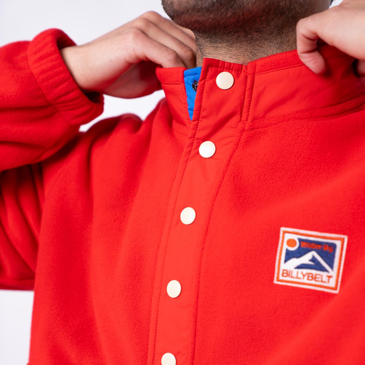 Sweat en polaire - Rouge