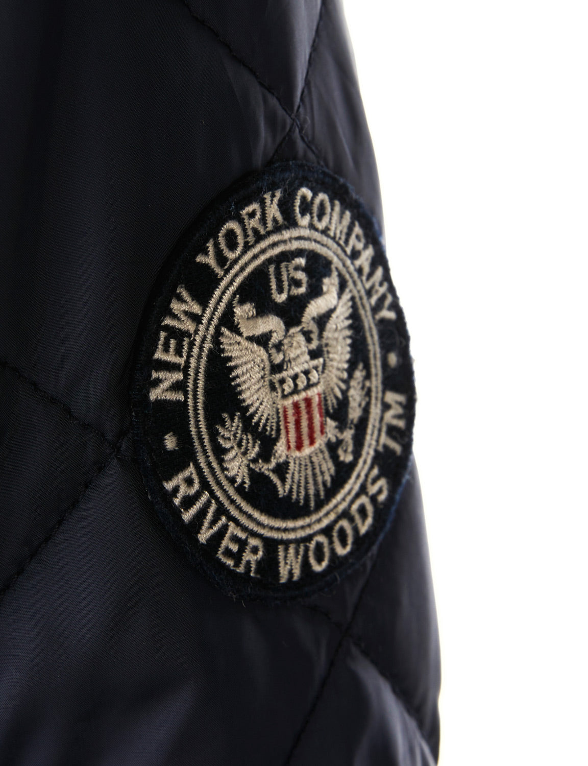 Basic Diamond Quilted Jkt - Blauw