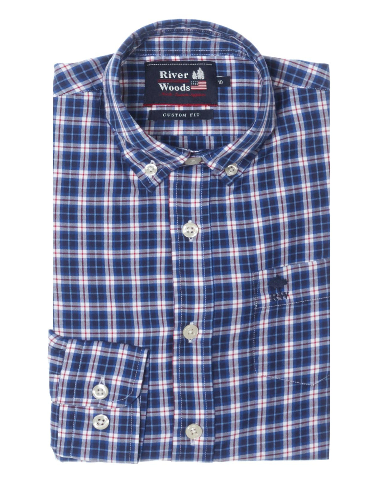 Custom Fit Wallstreet Shirt In Multi - Multi