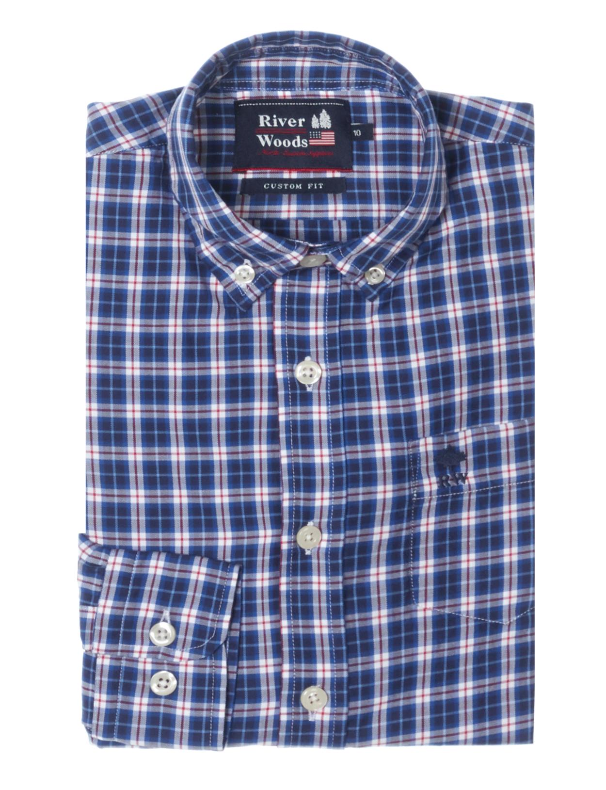 Custom Fit Wallstreet Shirt In Multi - Multi