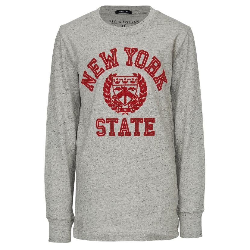 Slim Fit Vintage T-Shirt In Grey - Gris