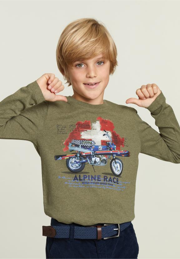 Cotton Fantasy T-Shirt Cottage Mix - Kaki