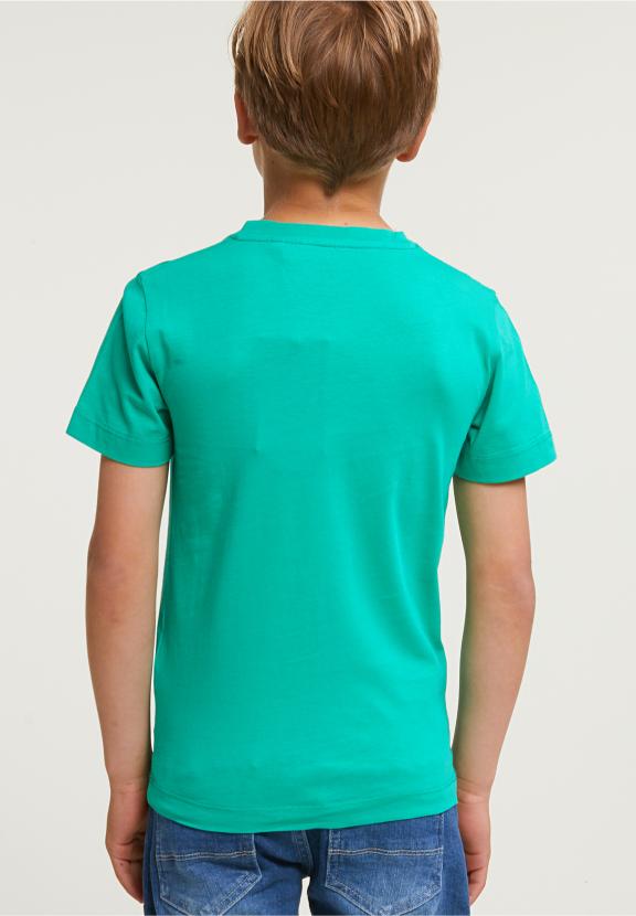 Normal Fit Basic T-Shirt Short Sleeves Jungle - Vert