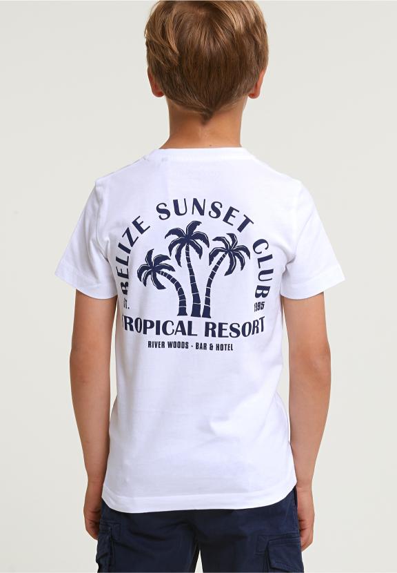 Normal Fit Basic T-Shirt Short Sleeves White - Blanc