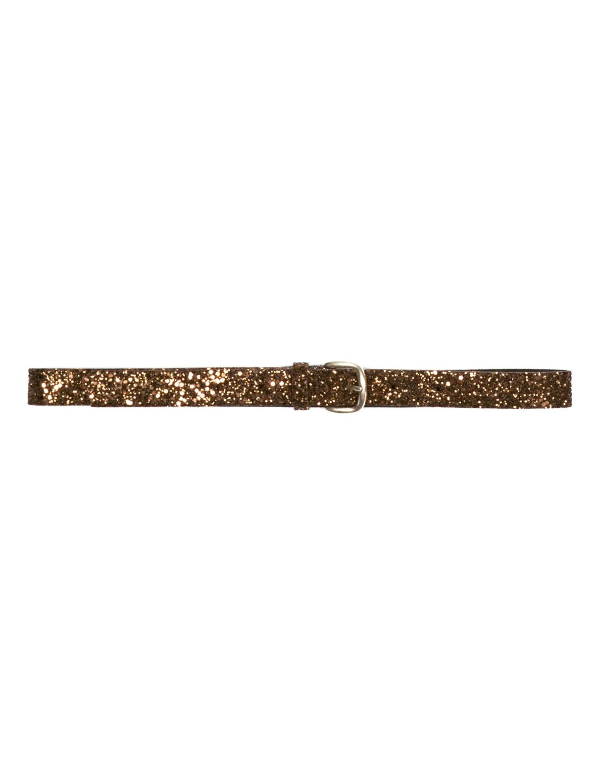 Glitter Belt In Brown - Marron
