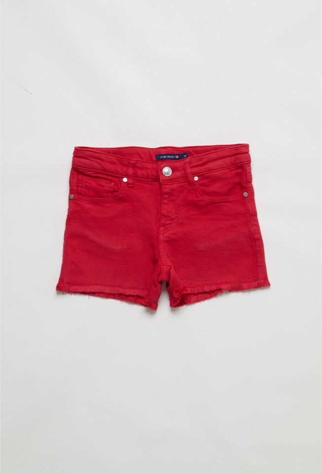 5-Pocket Short Reg Waist - Rouge