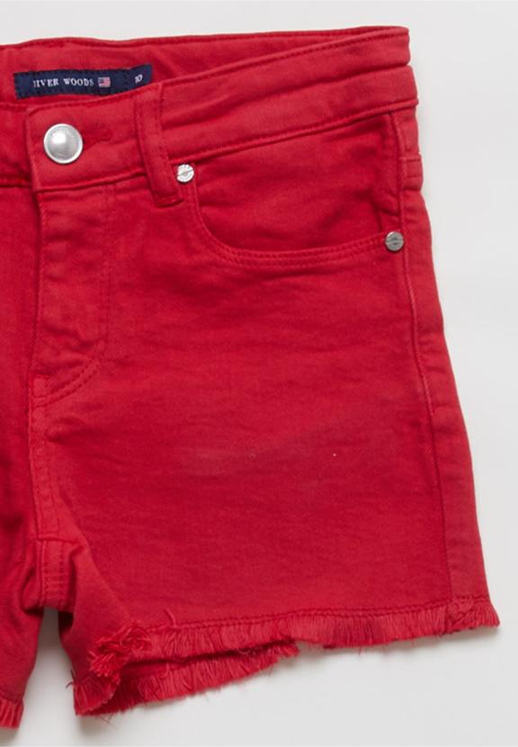 5-Pocket Short Reg Waist - Rouge