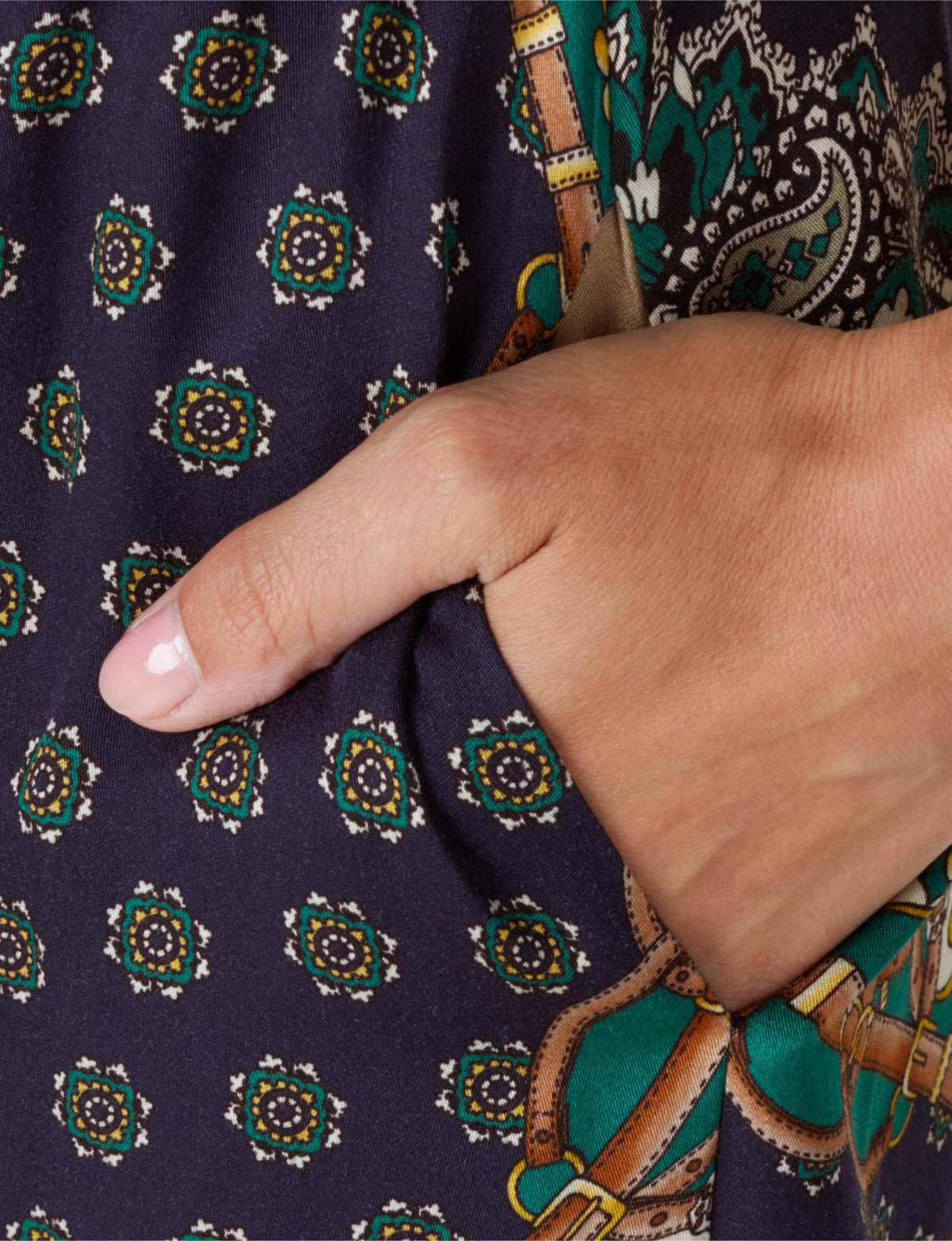 Long Viscose Dress In Blue - Bleu