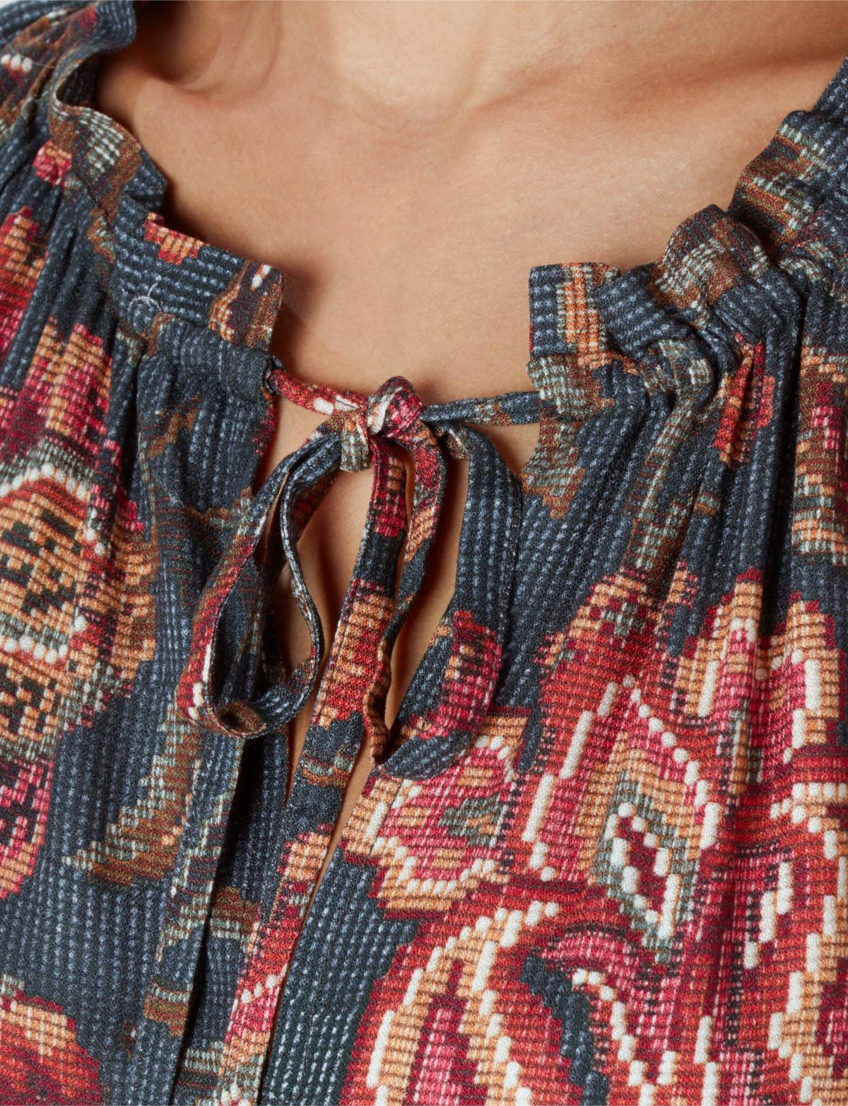 Loose Viscose Dress In Green - Vert