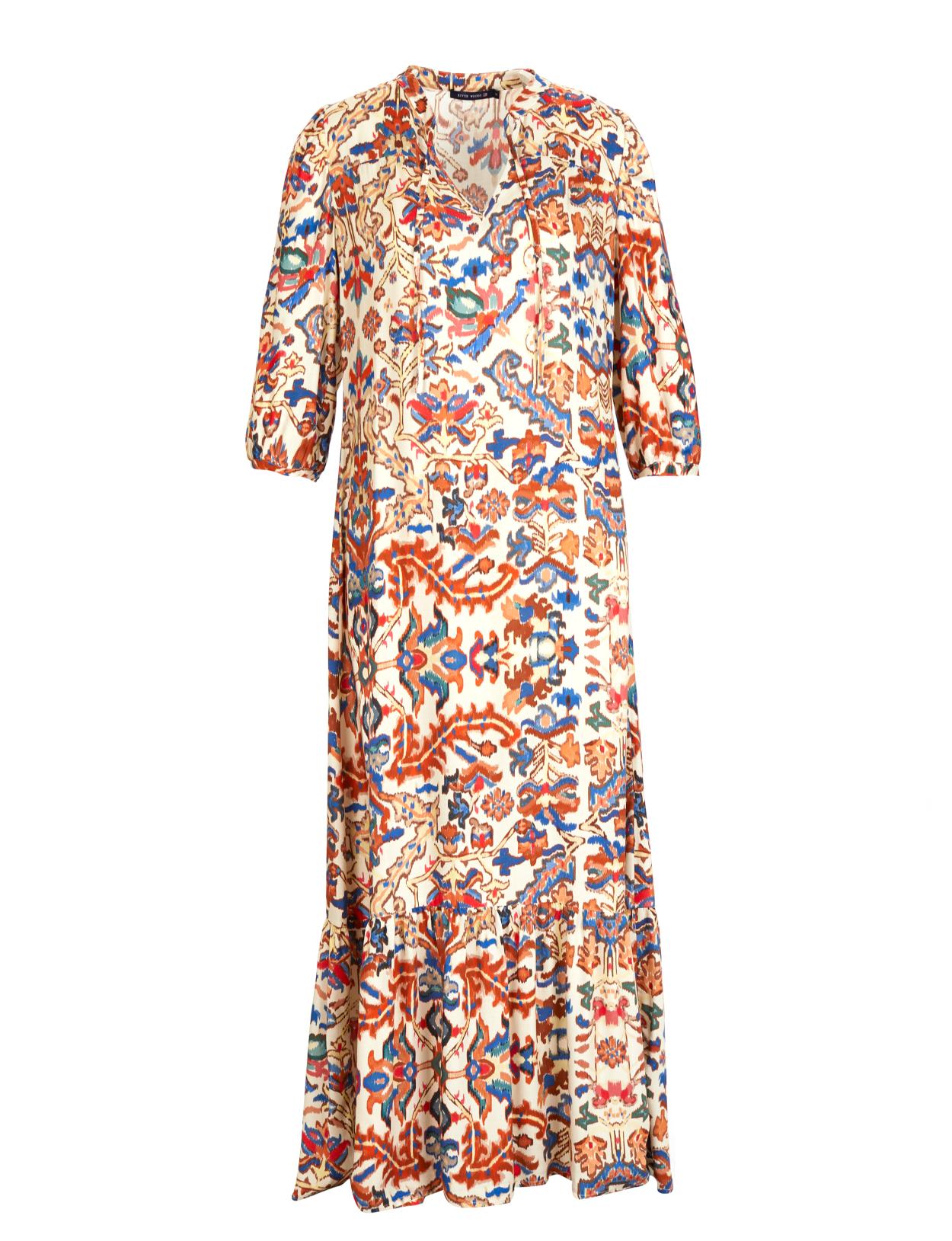 Viscose Dress In Multi - Multi