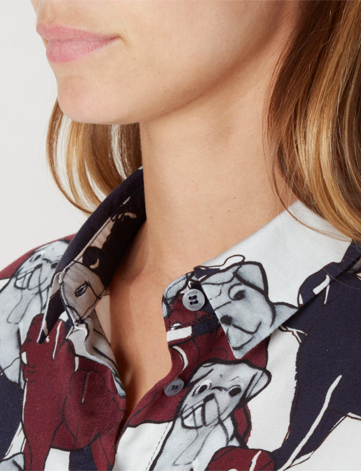 Classic Viscose Shirt In Multi - Multi