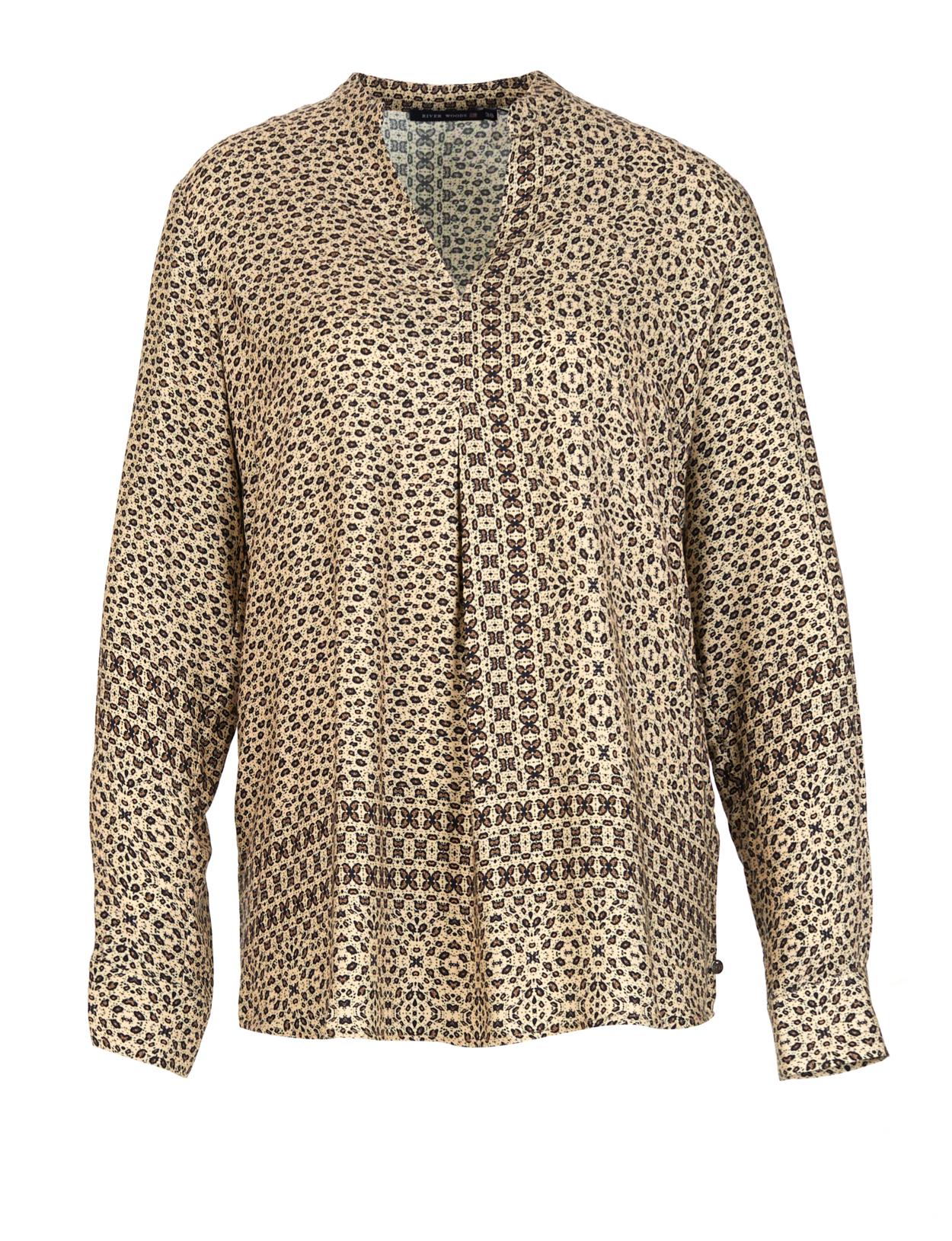 Long Viscose Shirt In Pink - Rose