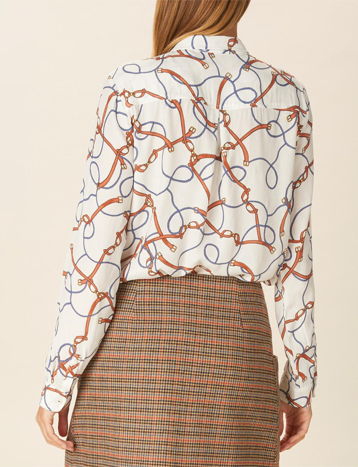 Shirt With Chest Pockets In White - Blanc