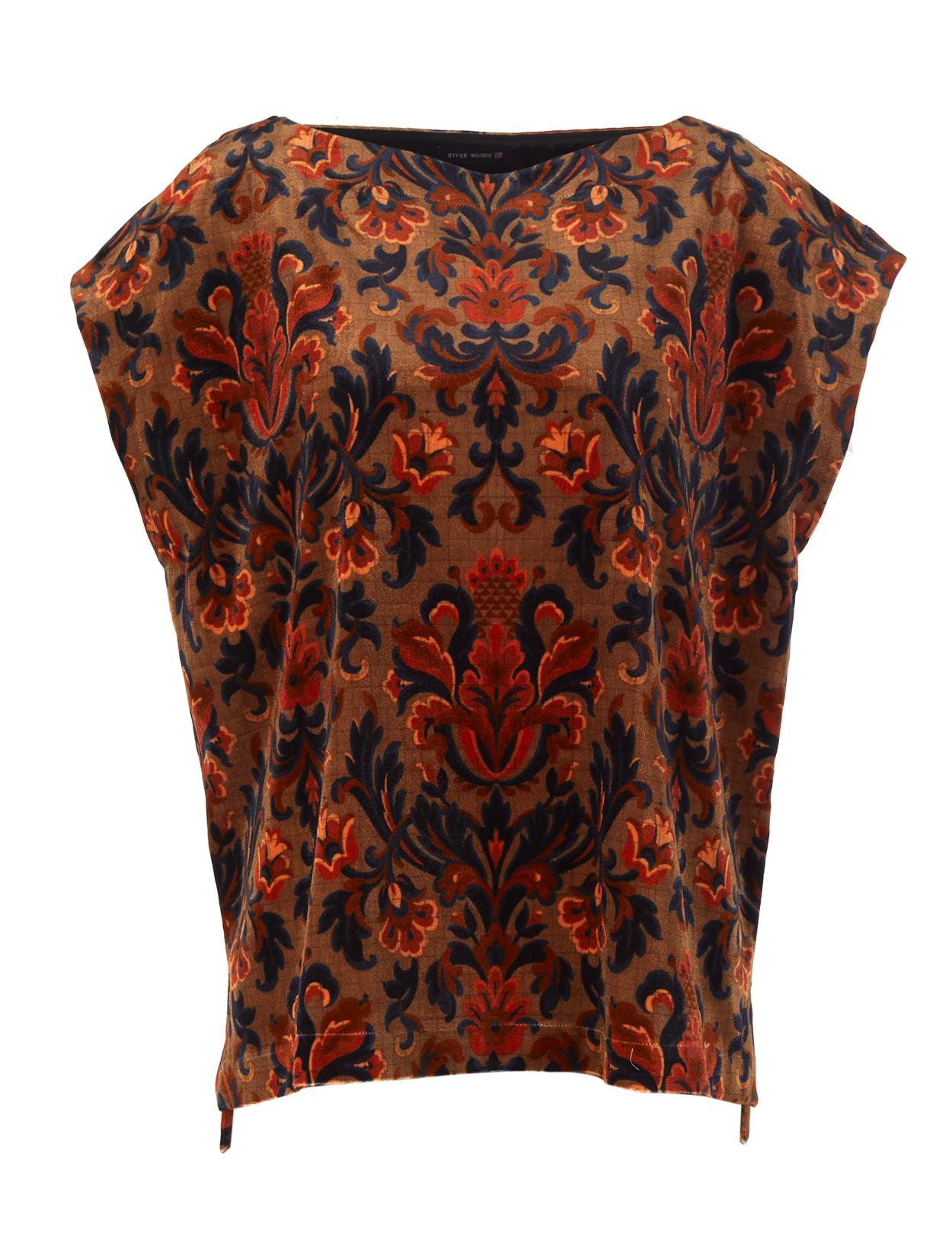 Velvet Feel Shirt In Brown - Marron