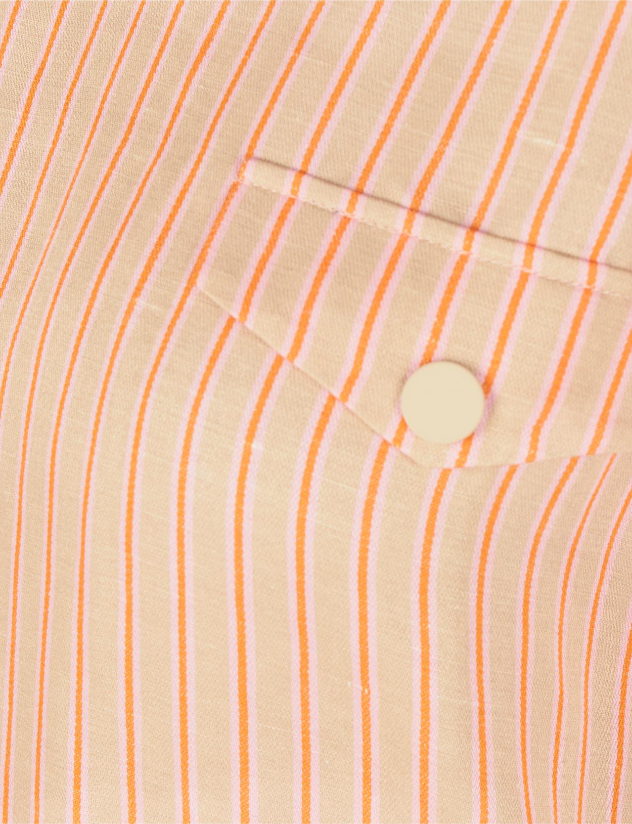 Dress With Shoulder Buttons In Brown - Brown